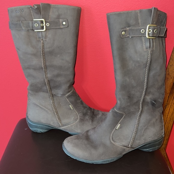 Ecco Gortex Leather Boot Size 39 (8/8.5) - Picture 5 of 12